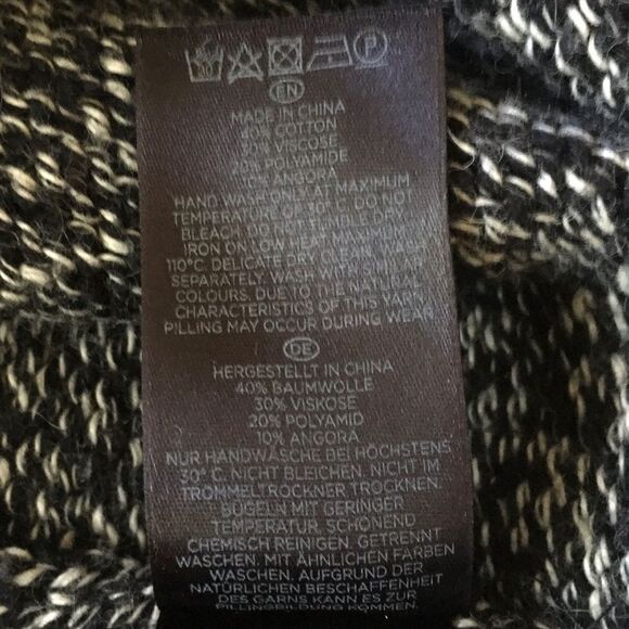 HOBBS London Cotton Turtleneck Long Sleeve Midi Sweater Dress 6 - Picture 11 of 13